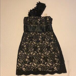 Elegant Black Cocktail or casual outing dress